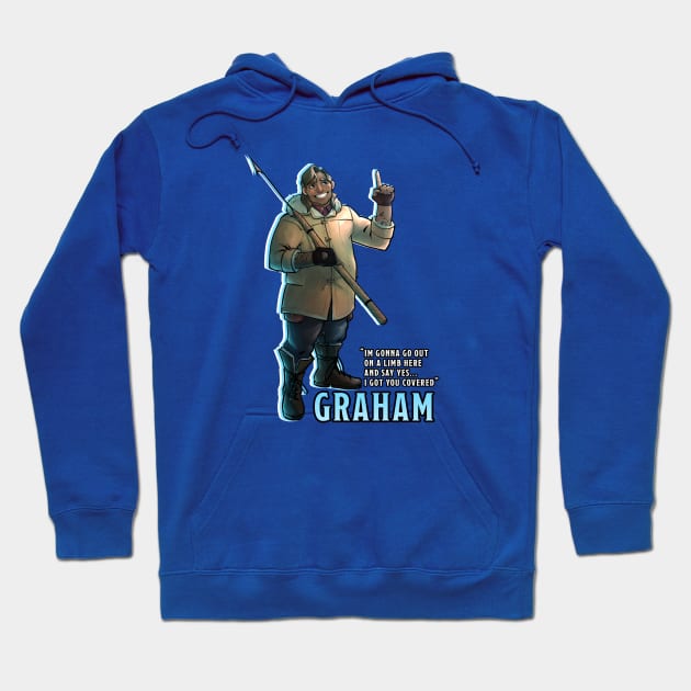 Graham Quote Hoodie by How We Roll Podcast